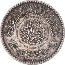 Monnaie, Arabie saoudite, UNITED KINGDOMS, 1/2 Riyal, 1935/AH1354, TTB, Argent