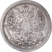 Coin, Russia, Nicholas II, 20 Kopeks, 1878, Saint-Petersburg, VF(30-35), Silver