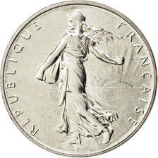 Coin, France, Semeuse, Franc, 1996, MS(63), Nickel, KM:925.1, Gadoury:474