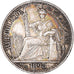 Coin, Indochine, 10 Cent, 1895, Paris, EF(40-45), Silver, Lecompte:136