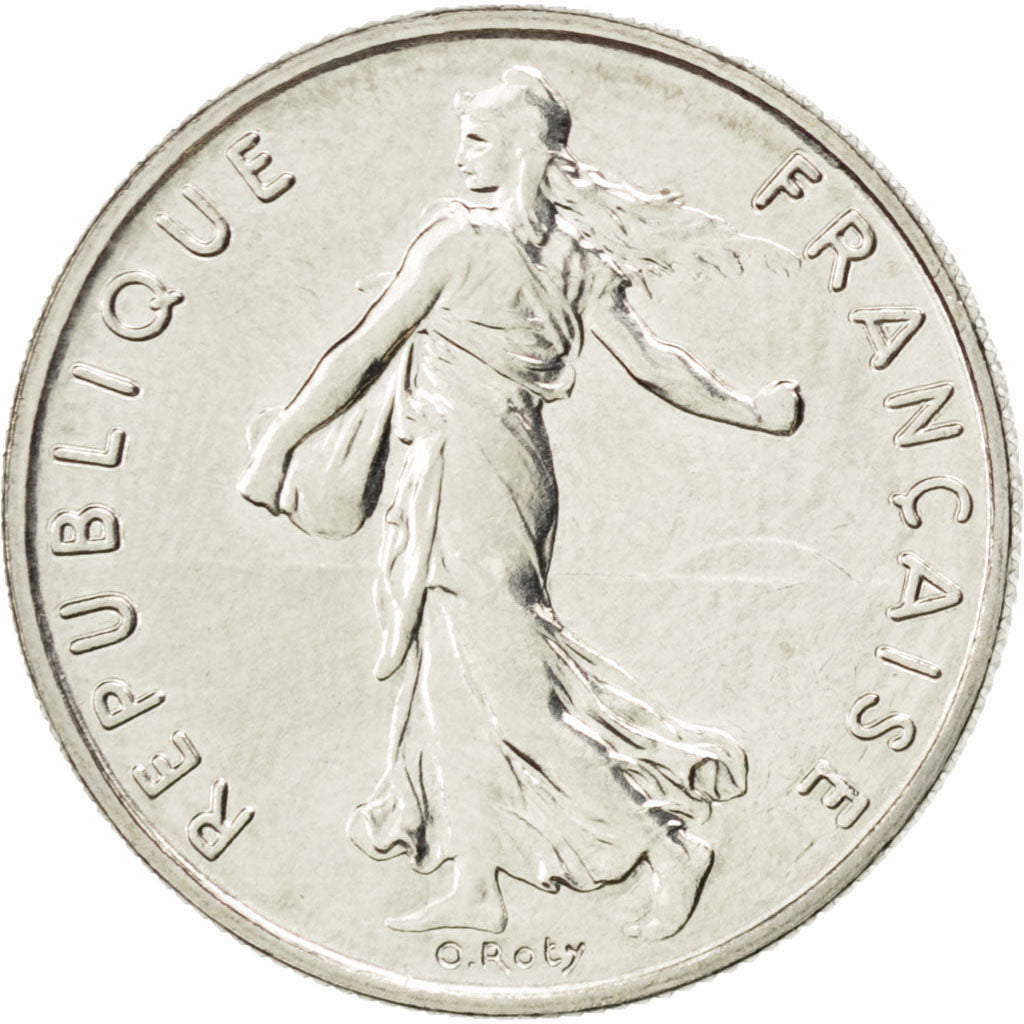 Vème République, 1/2 Franc Semeuse 1982, KM 931.1
