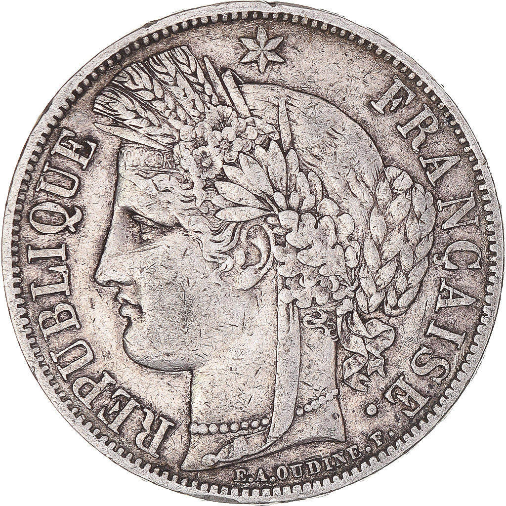 Monnaie, France, Cérès, 5 Francs, 1870, Paris, TTB, Argent, Gadoury:743