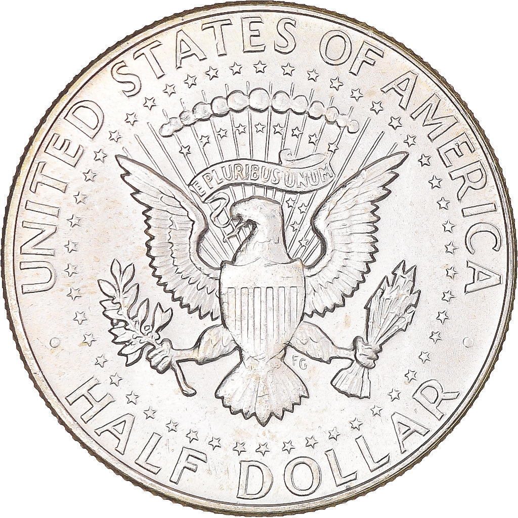 Coin, United States, Kennedy Half Dollar, Half Dollar, 1964, U.S. Mint, MS(63)