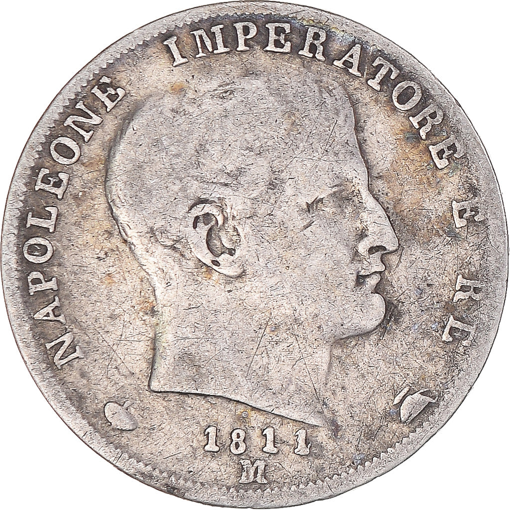 Münze, Italien Staaten, KINGDOM OF NAPOLEON, Napoleon I, Lira, 1811, Milan, S