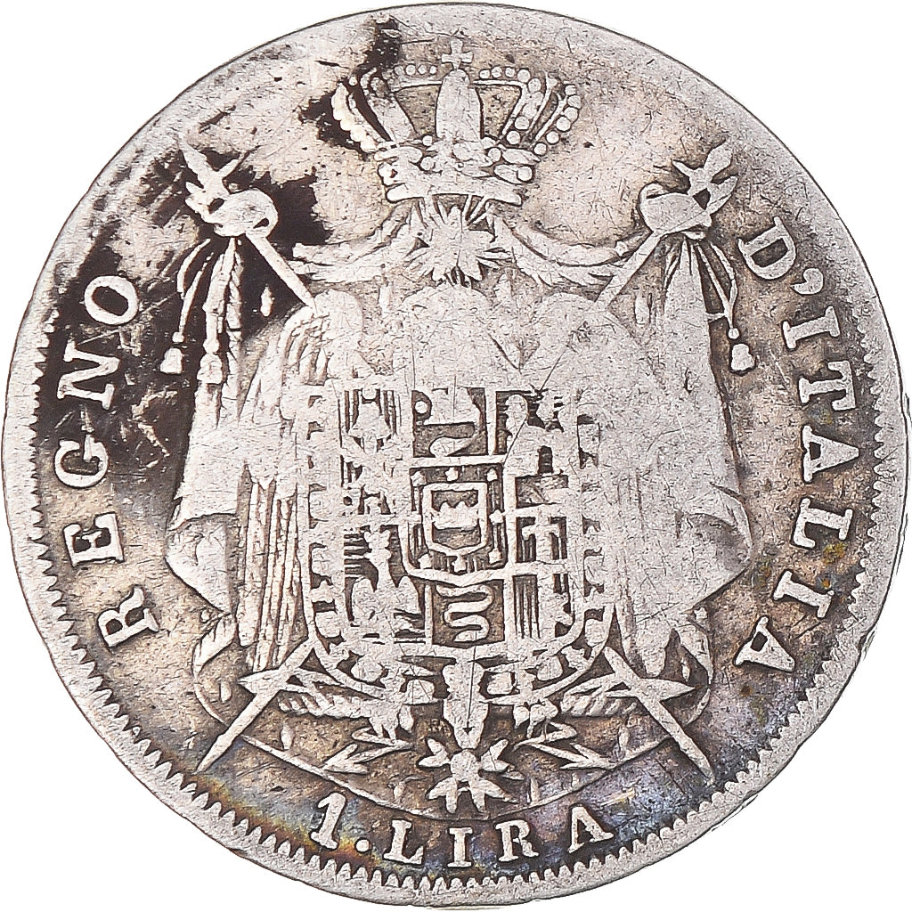 Münze, Italien Staaten, KINGDOM OF NAPOLEON, Napoleon I, Lira, 1811, Milan, S