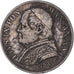 Munten, Italiaanse staten, PAPAL STATES, Pius IX, Lira, 1868, Roma, FR+, Zilver