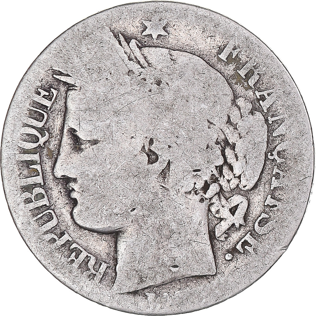Münze, Frankreich, Cérès, Franc, 1849, Paris, SGE, Silber, KM:759.1