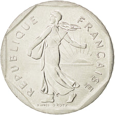 FRANCE, Semeuse, 2 Francs, 1991, KM #942.1, MS(63), Nickel, 26.5, Gadoury #547,.