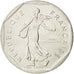 FRANCE, Semeuse, 2 Francs, 1991, KM #942.1, MS(63), Nickel, 26.5, Gadoury #547,.