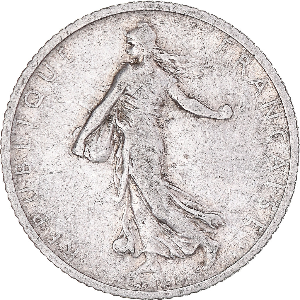 Moneta, Francja, Semeuse, Franc, 1903, Paris, VF(20-25), Srebro, KM:844.1