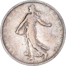 Coin, France, Semeuse, Franc, 1906, Paris, VF(30-35), Silver, KM:844.1