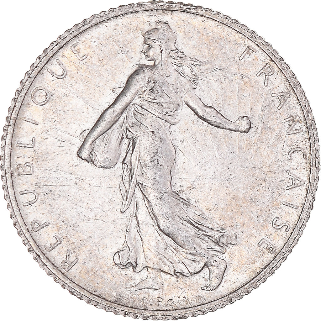 Moneda, Francia, Semeuse, Franc, 1909, Paris, EBC, Plata, KM:844.1, Gadoury:467