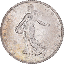 Coin, France, Semeuse, Franc, 1910, Paris, AU(55-58), Silver, KM:844.1