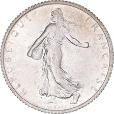 Coin, France, Semeuse, Franc, 1910, Paris, MS(60-62), Silver, KM:844.1