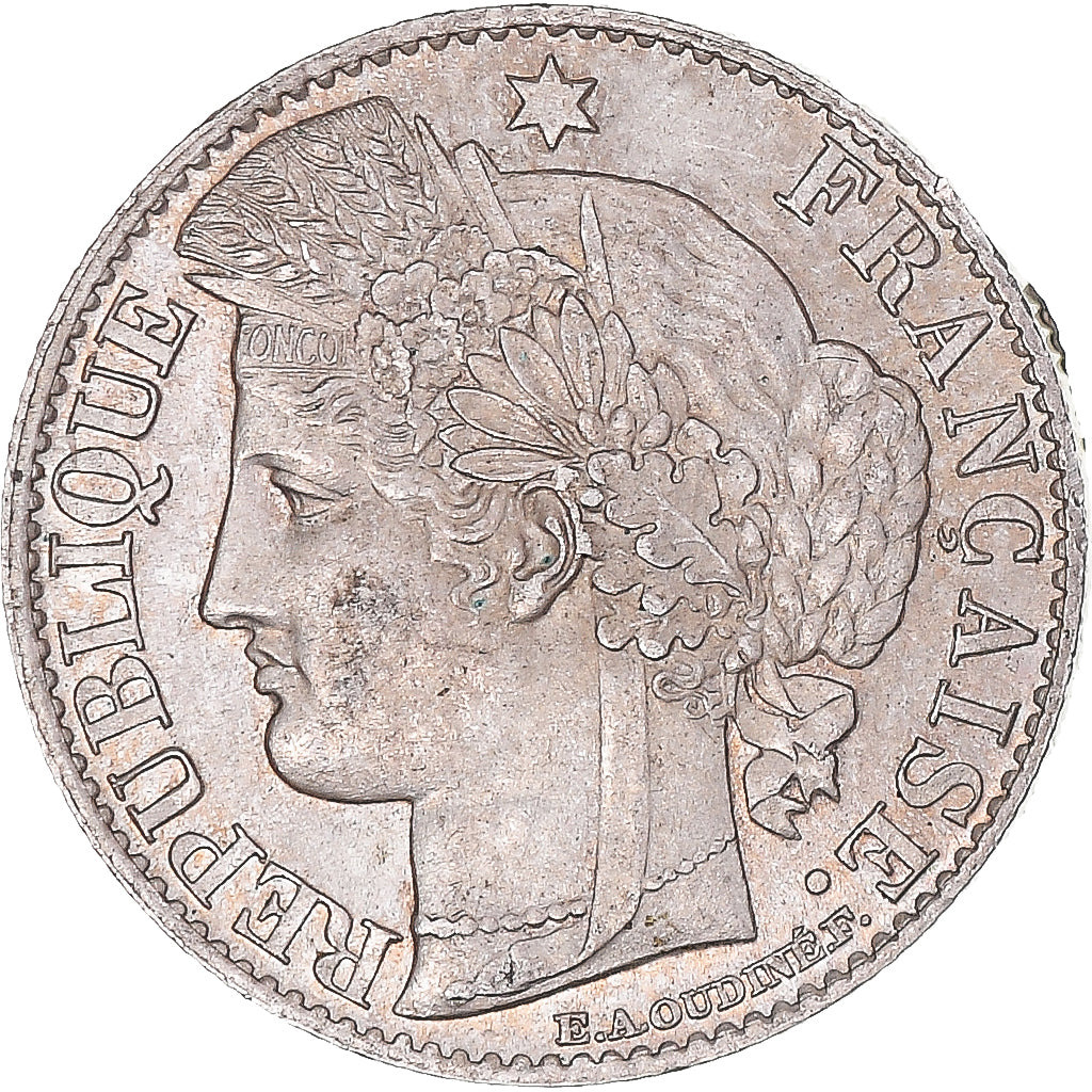 Münze, Frankreich, Cérès, 50 Centimes, 1887, Paris, UNZ, Silber, KM:834.1