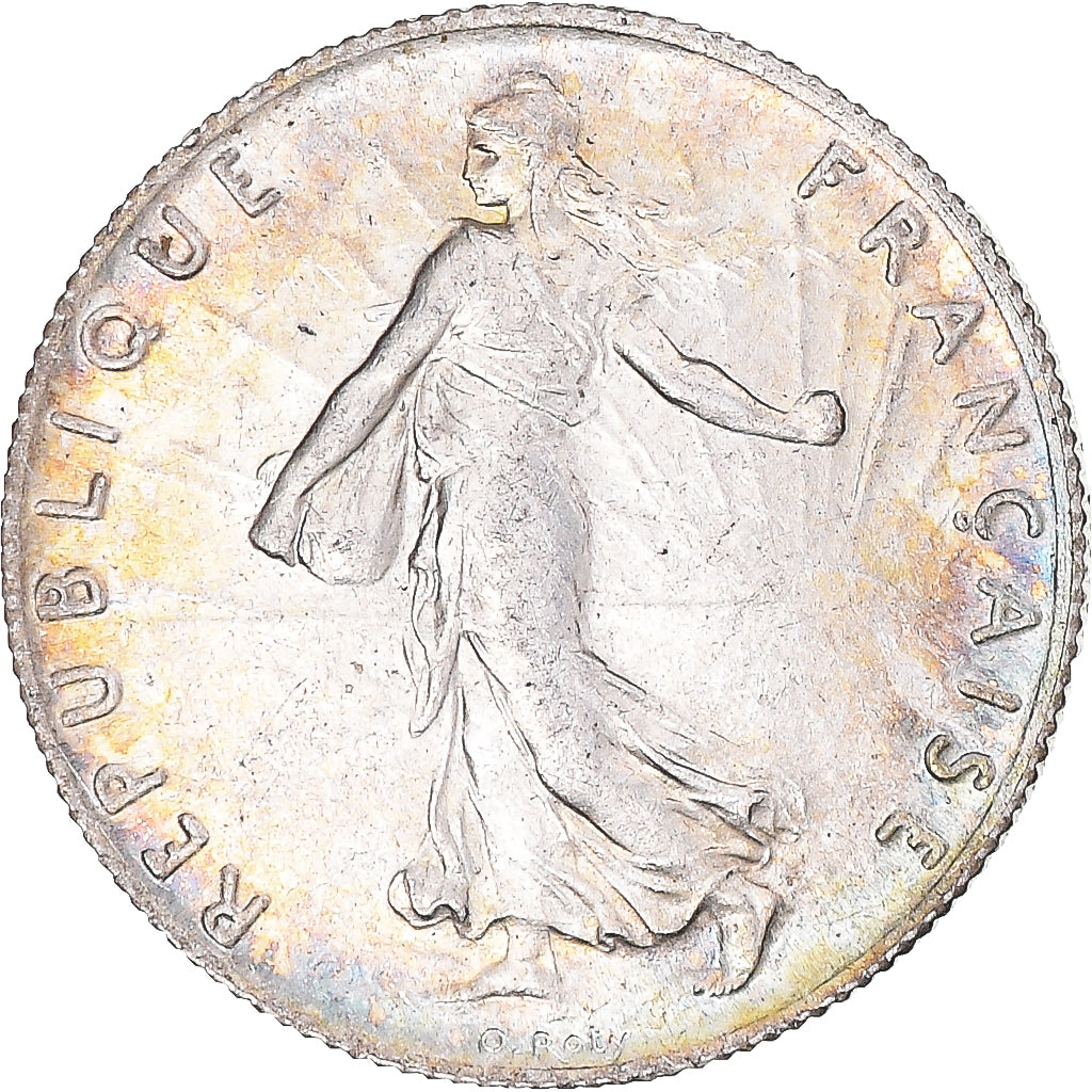 Coin, France, Semeuse, 50 Centimes, 1908, Paris, MS(63), Silver, KM:854