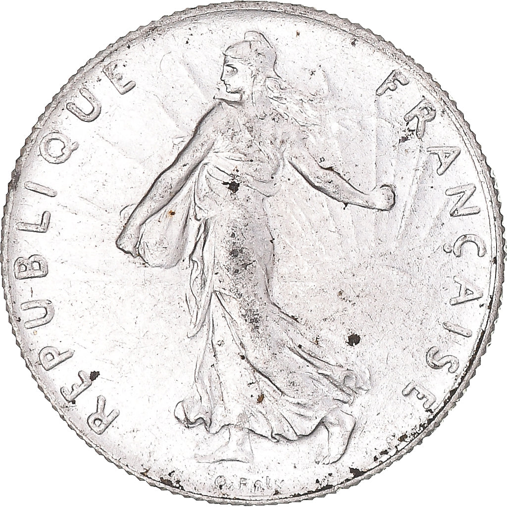 Munten, Frankrijk, Semeuse, 50 Centimes, 1909, Paris, PR+, Zilver, KM:854