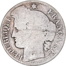 Monnaie, France, Cérès, 50 Centimes, 1886, Paris, B, Argent, Gadoury:419a