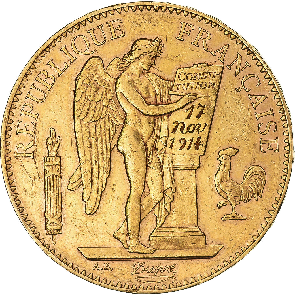 Monnaie, France, Génie, 100 Francs, 1902, Paris, TTB+, Or, Gadoury:1137, KM:832