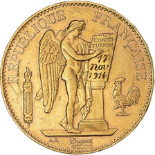 Monnaie, France, Génie, 100 Francs, 1902, Paris, TTB+, Or, Gadoury:1137, KM:832