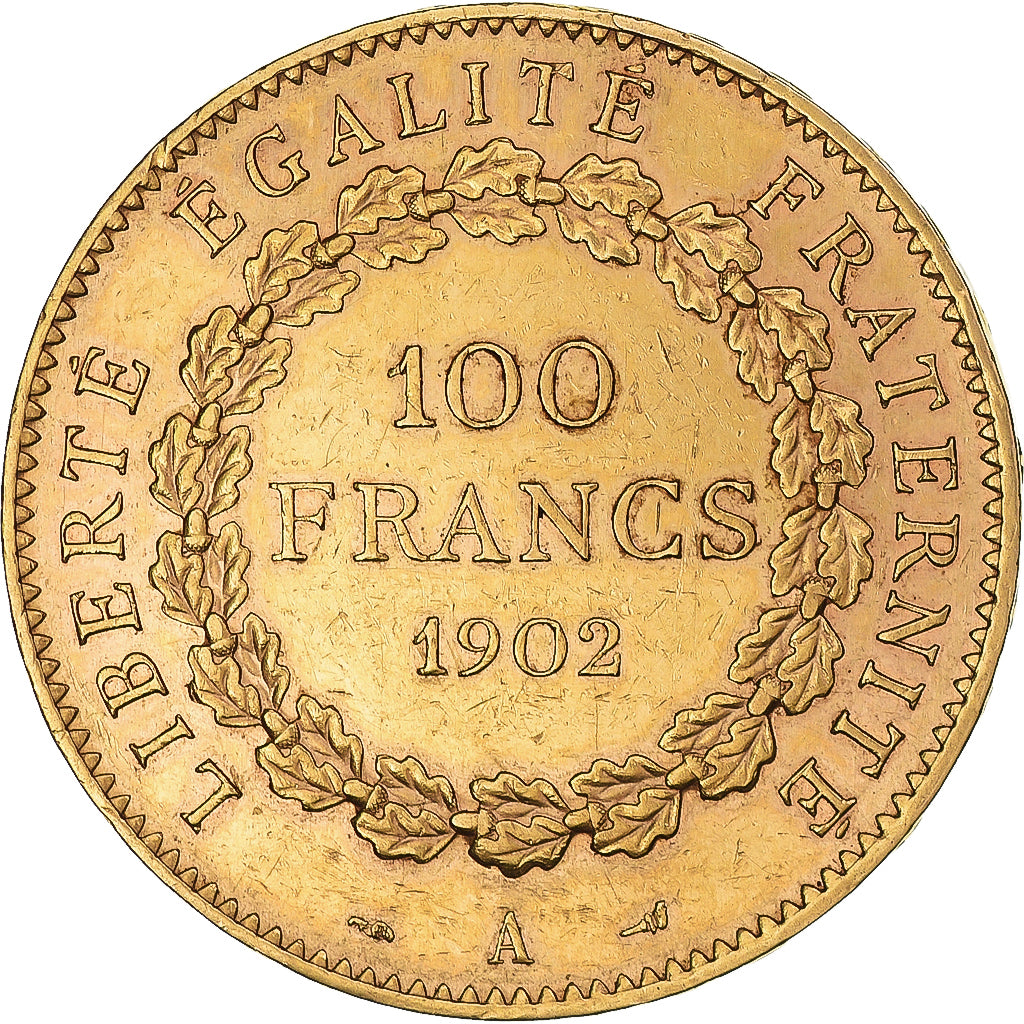 Monnaie, France, Génie, 100 Francs, 1902, Paris, TTB+, Or, Gadoury:1137, KM:832