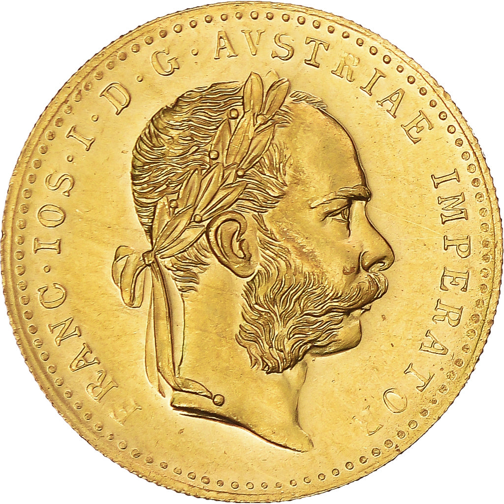 Coin, Austria, Franz Joseph I, Ducat, 1915, Restrike, MS(63), Gold, KM:2267