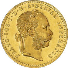 Coin, Austria, Franz Joseph I, Ducat, 1915, Restrike, MS(63), Gold, KM:2267