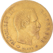 Coin, France, Napoleon III, 10 Francs, 1857, Paris, VF(30-35), Gold, KM:784.3