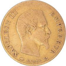 Moneta, Francja, Napoleon III, 10 Francs, 1859, Paris, VF(20-25), Złoto