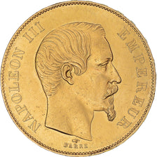Münze, Frankreich, Napoleon III, 50 Francs, 1855, Paris, SS+, Gold, KM:785.1