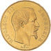 Münze, Frankreich, Napoleon III, 50 Francs, 1855, Paris, SS+, Gold, KM:785.1