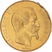 Monnaie, France, Napoleon III, 50 Francs, 1855, Paris, TTB+, Or, KM:785.1