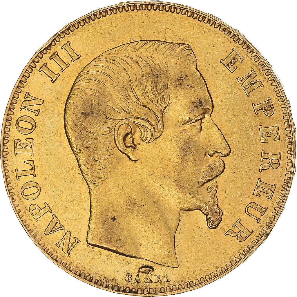 Monnaie, France, Napoleon III, 50 Francs, 1857, Paris, TTB+, Or, Gadoury:1111