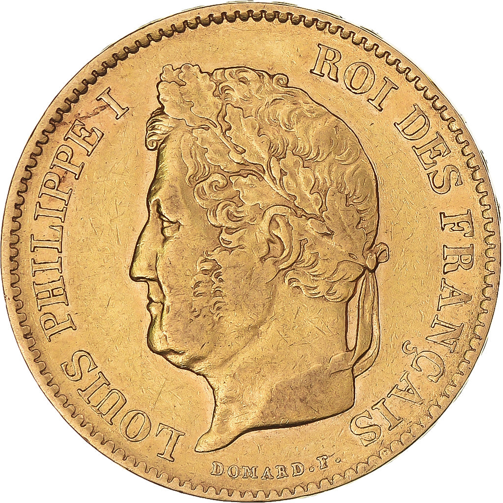 Monnaie, France, Louis-Philippe, 40 Francs, 1834, Paris, TTB, Or, Gadoury:1106