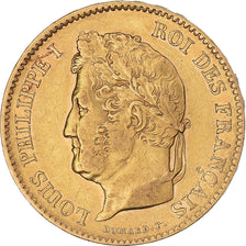 Monnaie, France, Louis-Philippe, 40 Francs, 1834, Paris, TTB, Or, Gadoury:1106