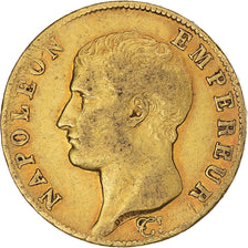 Monnaie, France, Napoléon I, 40 Francs, 1806, Torino, TTB, Or, Gadoury:1082