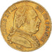 Moneta, Francja, Louis XVIII, 20 Francs, 1814, Paris, EF(40-45), Złoto