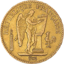 Moneta, Francia, Génie, 20 Francs, 1849, Paris, BB, Oro, KM:757, Gadoury:1032