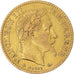 Moneta, Francia, Napoleon III, 10 Francs, 1864, Strasbourg, BB, Oro, KM:800.2