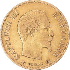 Coin, France, Napoleon III, 10 Francs, 1858, Paris, VF(30-35), Gold, KM:784.3