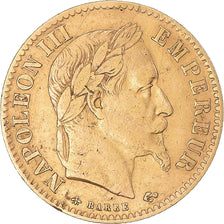 Coin, France, Napoleon III, 10 Francs, 1868, Paris, EF(40-45), Gold, KM:800.1