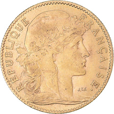 Coin, France, Marianne, 10 Francs, 1906, Paris, EF(40-45), Gold, KM:846