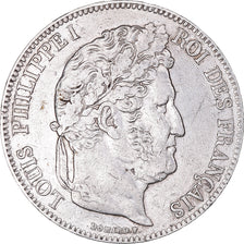 Coin, France, Louis-Philippe, 5 Francs, 1835, Rouen, VF(30-35), Silver