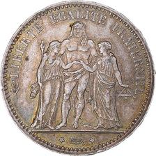 Coin, France, Hercule, 5 Francs, 1874, Bordeaux, AU(50-53), Silver, KM:820.2