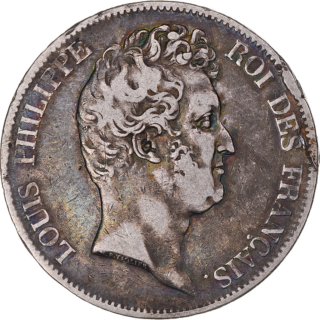 Coin, France, Louis-Philippe, 5 Francs, 1830, Lille, Sans le I, EF(40-45)