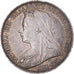 Coin, Great Britain, Victoria, Crown, 1895, London, AU(55-58), Silver, KM:783