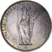 Coin, ITALIAN STATES, LOMBARDY-VENETIA, 5 Lire, 1848, Milan, EF(40-45), Silver
