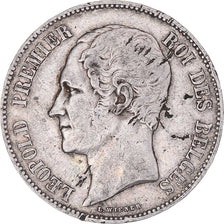 Coin, Belgium, Leopold I, 5 Francs, 5 Frank, 1851, Brussels, VF(30-35), Silver