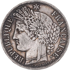 Coin, France, Cérès, 5 Francs, 1849, Paris, EF(40-45), Silver, KM:761.1