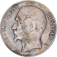 Moeda, França, Napoléon III, 5 Francs, 1852, Paris, VF(30-35), Prata